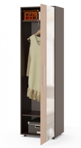 Шкаф для одежды Сокол ШО-2 венге/беленый дуб 