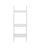 Стеллаж Leset Стилвуд 13 узкий 3 полки белый 