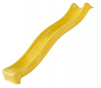 Скат для горки KBT Yulvo HDPE с подключением к воде, желтый