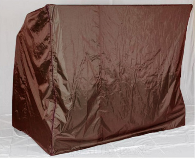 Чехол укрытие для садовых качелей до 220 см коричневый