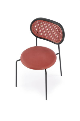 Стул HALMAR K524 бордовый черный 