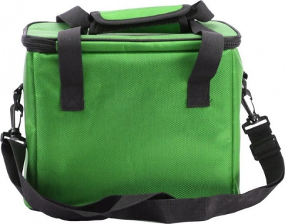 Сумка-холодильник на ремне 33*23*28см зеленый