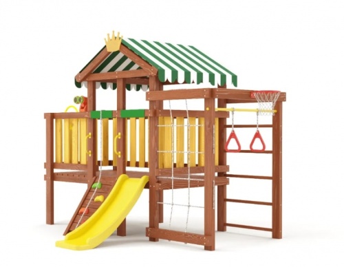 Детская спортивная площадка для дачи Савушка Baby 3 Play