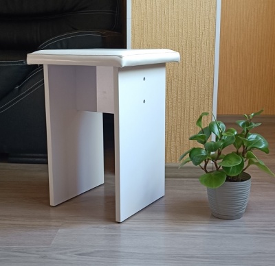 Табурет Аврора СН-122.16 белый ЛДСП белый 