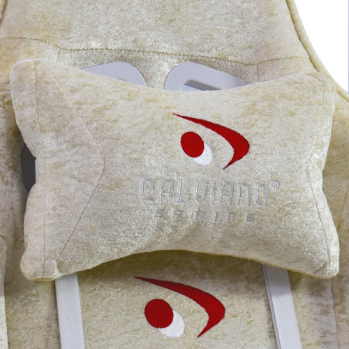 Вибромассажное кресло Calviano AVANTI ULTIMATO beige fabric 