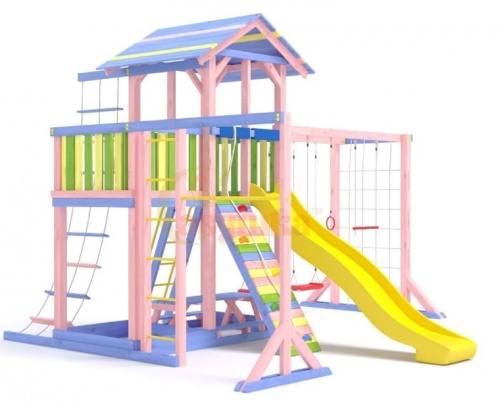 Детская спортивная площадка для дачи Савушка 15 Color-7