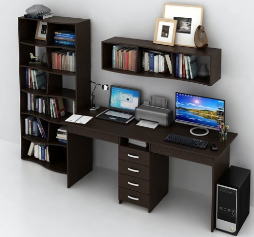 Стол для двоих Тандем-2Я (0120) венге 