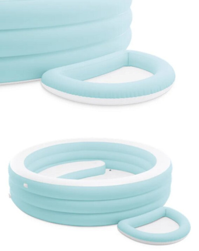 Надувной семейный бассейн с навесом 277х221х137см Intex 57195