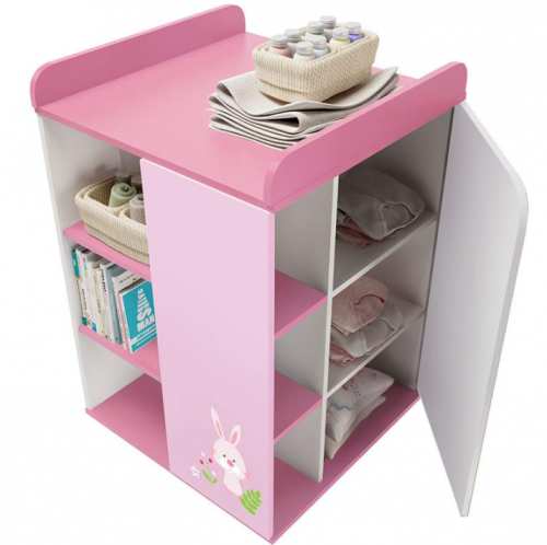 Комод Polini Kids Disney Baby 2090 Минни Маус-Фея белый/розовый 