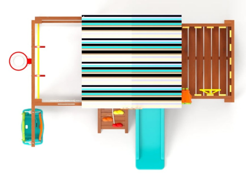 Детская спортивная площадка для дачи Савушка Baby Play 6 (Priority)