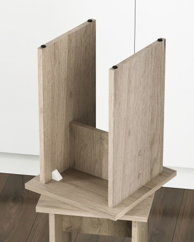 Табурет СН-005.012 дуб крафт серый 