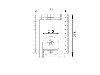 Печь для бани Царь-печи Вольга