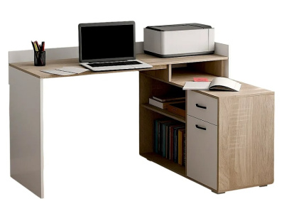 Стол ИМИДЖ-2 белый дуб сонома 