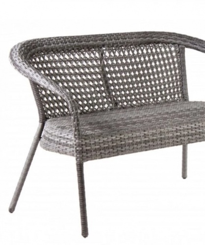 Садовый диван 2-х местный DECO серый
