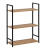 Стеллаж Leset Стилвуд 23 широкий 3 полки черный дуб крафт золотой Стеллаж Leset Стилвуд 23 широкий 3 полки черный дуб крафт золотой