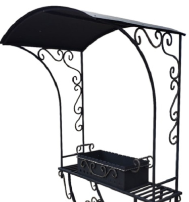 Мангал МДС-05 с крышей 2 мм