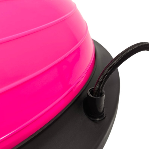 Балансировочная платформа AMETIST BOSU ball 45 см розовый