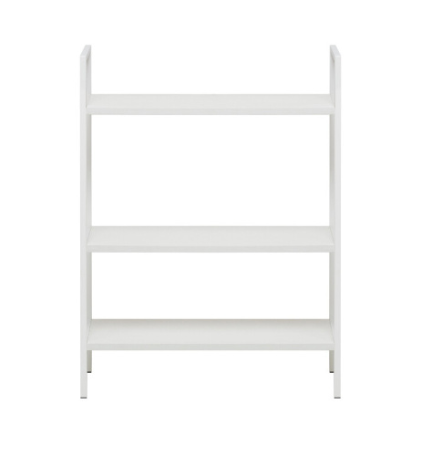 Стеллаж Leset Стилвуд 23 широкий 3 полки белый 