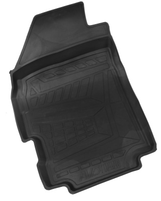 Коврики салона резиновые с бортиком для Ravon R2
