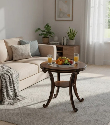 Стол журнальный Глория С Л орех 