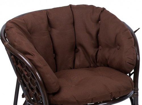 IND Комплект Багама дуэт темно-коричневый подушка коричневая овальный стол 