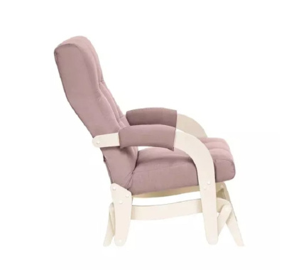 Кресло-маятник Leset Спринг слоновая кость Velur V11