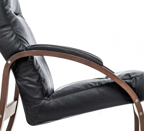 Кресло Leset Лион орех текстура Dundi 109 