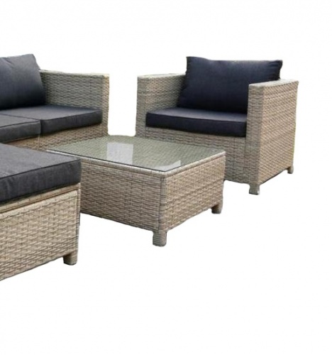 Комплект плетеной мебели YR821G Grey Grey