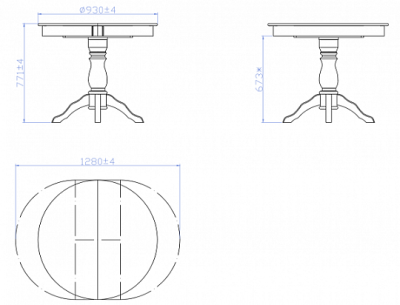 Стол Гелиос венге 