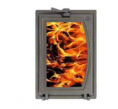 Дверка ВЕЗУВИЙ каминная 230 (Бронза)