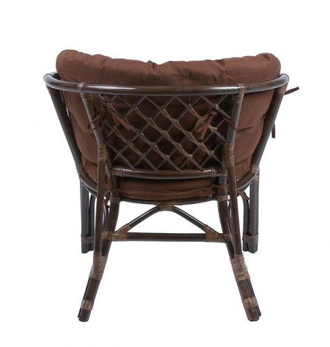 IND Комплект Багама с диваном овальный стол темно-коричневый подушка коричневая 