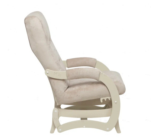 Кресло-маятник Leset Альва слоновая кость Crash lux 3