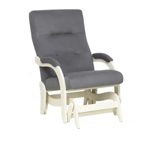 Кресло-маятник Leset Дэми слоновая кость ткань V32