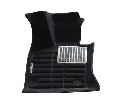 Коврики салона текст.BMW X5 F15 2014- 3D Pradar с бортиком черные (с металлическим подпятником)