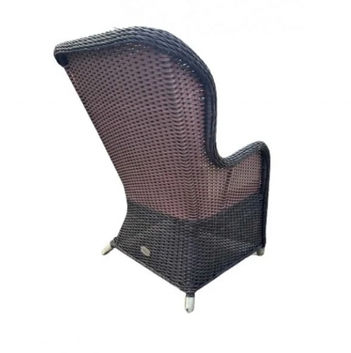 Садовое кресло AMARANT коричневый с бежевой подушкой