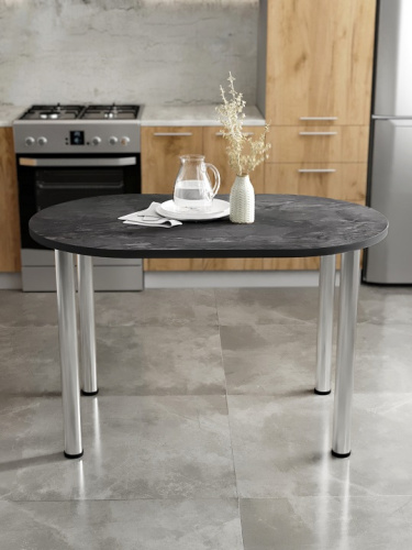 Стол обеденный СН-105.02 мрамор империал темный 