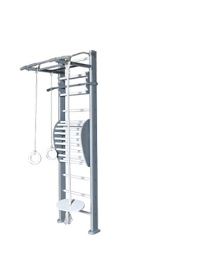 Детский спортивный комплекс Perfetto sport Scala in legno 1 grigio PS-114
