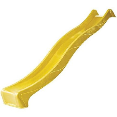 Скат для горки KBT Tsuri HDPE с подключением к воде желтый