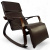 Кресло-качалка Calviano Comfort 1 коричневое PU