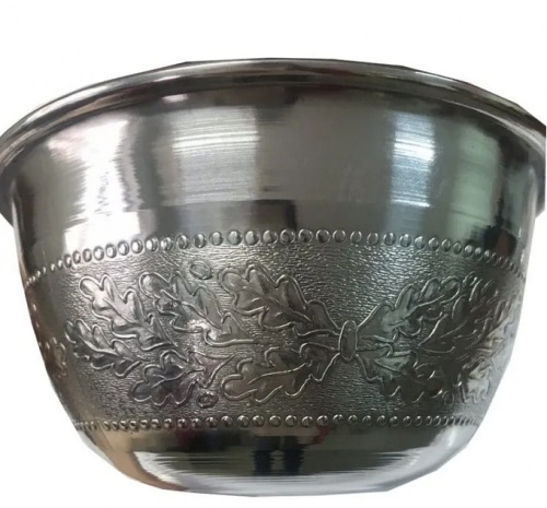 Черпак Добрыня алюминий с тиснением