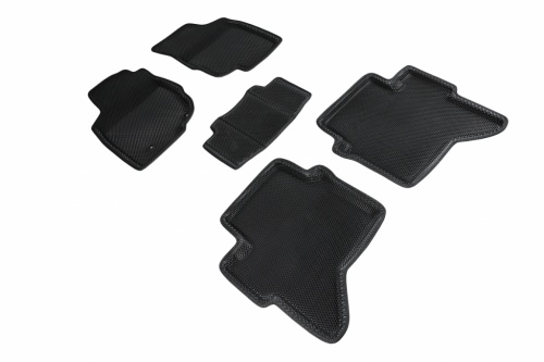 Коврики салона EVA 3D соты для Toyota Hilux 2012-2015 Черные