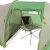 Палатка 2-х комнатная, 4-х местная Космо 4, зелёная/светло-серая