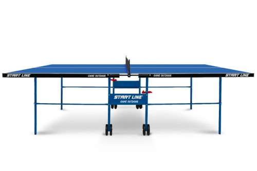 Теннисный стол Game Всепогодный с сеткой синий