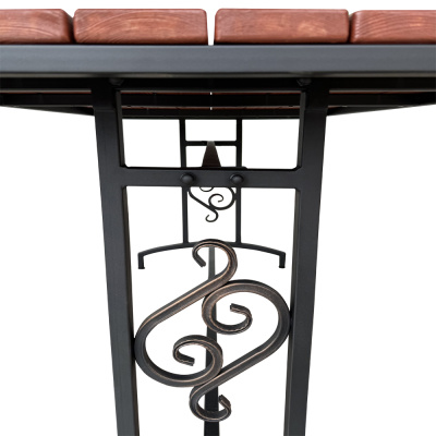 Стол садовый МФ-8 махагон (1,5 м)