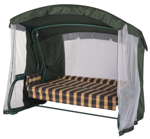 Качели садовые Мерида Премиум A56G.334 зеленый Удачная мебель