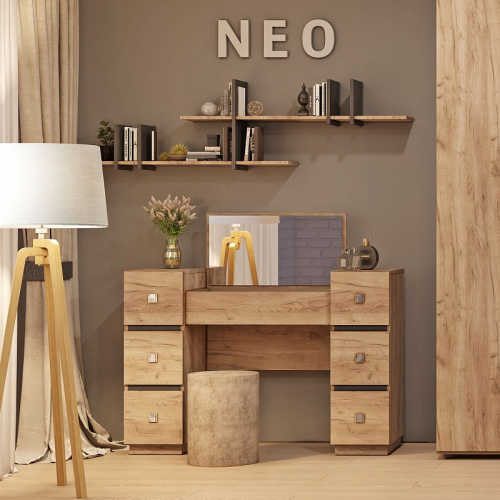 Комод Глазов Neo 45 дуб табачный Craft/черный 