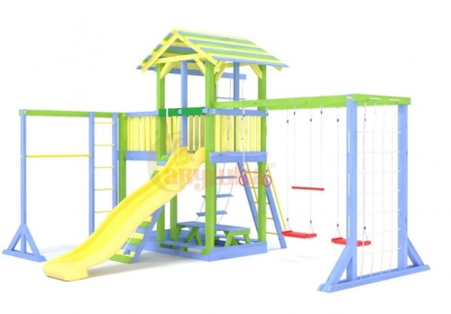 Детская спортивная площадка для дачи Савушка 15 Color-1