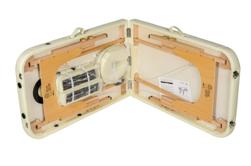 Массажный стол Atlas Sport складной 2-с 60 см деревянный бежевый