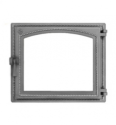 Дверка ВЕЗУВИЙ каминная 240 (не крашеная)