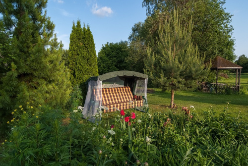 Качели садовые Мерида Премиум A56G.334 зеленый Удачная мебель